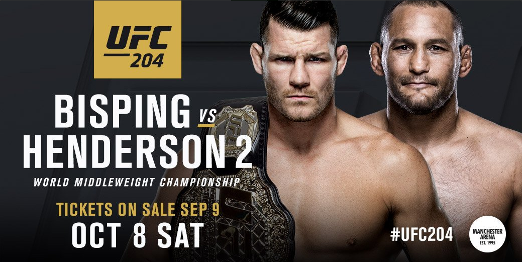 РЕЗУЛЬТАТЫ UFC 204: BISPING VS. HENDERSON 2